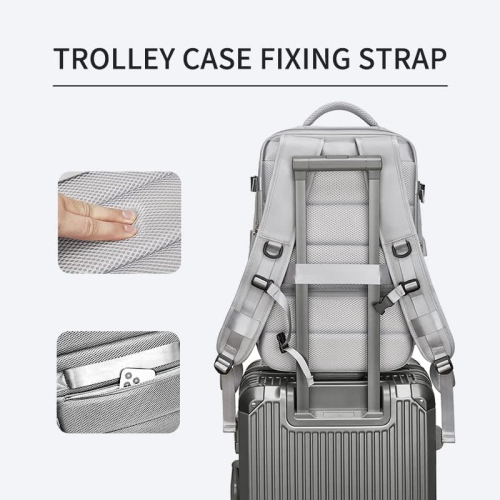 Travel backpacks, men's and women's backpacks, light short-distance business trip portable bags, travel luggage bags, large-capacity computer