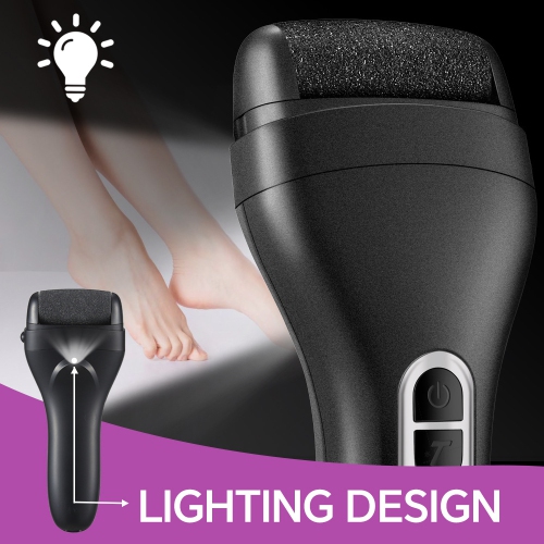 Foot Callus Remover, USB Rechargeable Foot Pedicure Tool for Removing Dead Skin and Calluses, Washable Foot Care Kit