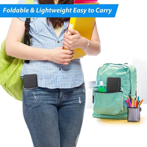 Portable Solar Calculator, Foldable Scientific Calculator with Handwriting Tablet, Multi-Purpose Office Tool