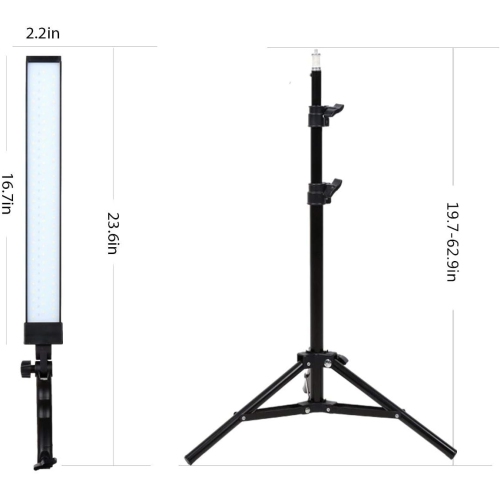 YOULIGHTS 180 LED Light Photography Studio LED Lighting Kit Adjustable Light with Light Stand Tripod Photographic Video Fill Light
