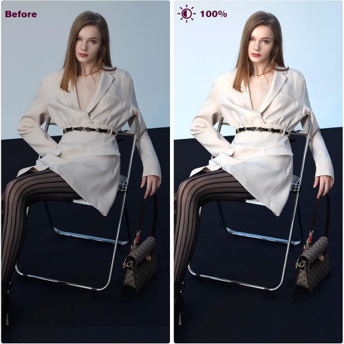 Trousse d'éclairage pour photographie USB DEL 5600K intensité réglable de YOULIGHTS pour studio vidéo avec trépied réglable et filtres de couleur