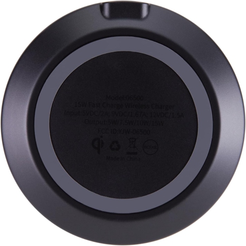 YOULIGHTS Professional Series 15W Wireless Charging Pad Black Premium USB-C Fast Charging Universal Device Compatibility