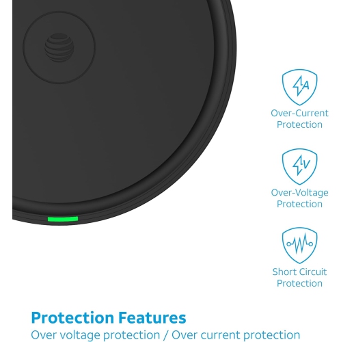 YOULIGHTS Professional Series 15W Wireless Charging Pad Premium USB-C Fast Charging Universal Device Compatibility