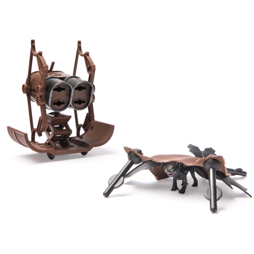 Dreamworks Dragons, 5-Pack Dragon Catcher Set with Hiccup’s Mangler Net Launcher, Kids Toys for Boys & Girls Ages 4 ..