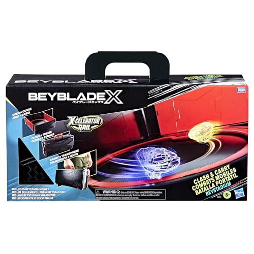 Beyblade X Clash & Carry Beystadium Battle Arena for Beyblade Spinning-Top Toys, Kids Gifts, Ages 8+