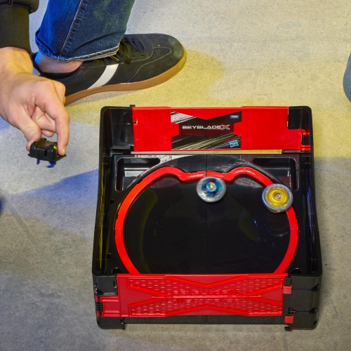 Beyblade X Clash & Carry Beystadium Battle Arena for Beyblade Spinning-Top Toys, Kids Gifts, Ages 8+