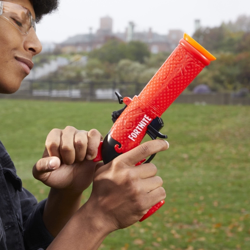 Nerf Fortnite Dual Pack Includes 2 Fortnite Blasters, Flint-Knock Dart Blaster, LP Dart Blaster, and 6 Nerf Elite Foam..