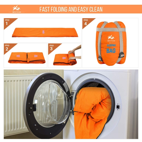 Sac de couchage pour temps chaud ultraléger BESTEAM, camping extérieur, sac à dos et randonnée – Convient aux enfants, aux adolescents et aux