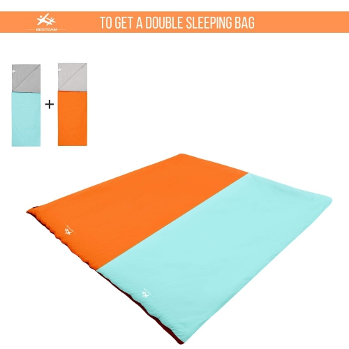 Sac de couchage pour temps chaud ultraléger BESTEAM, camping extérieur, sac à dos et randonnée – Convient aux enfants, aux adolescents et aux