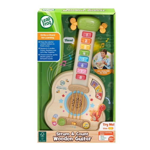 LeapFrog Strum & Count Wooden Guitar