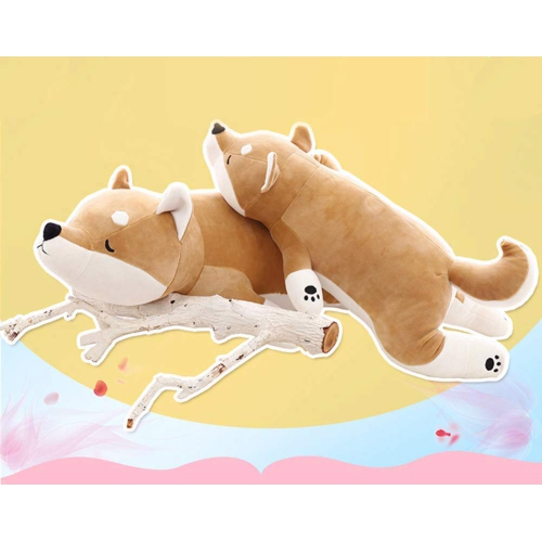 30'' Shiba Inu Plush Stuffed Animal Dog Plush Pillow Children Hugging Pillow Sleeping Comfort Cushion Soft Plush Toy