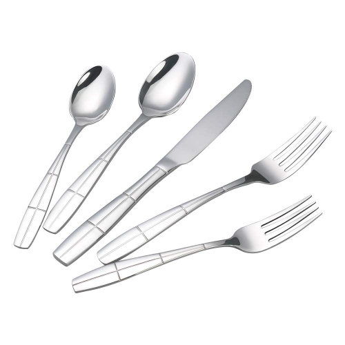 Ucake 40-Pieces Stainless Steel Flatware Set, Cutlery Set, Service for 8