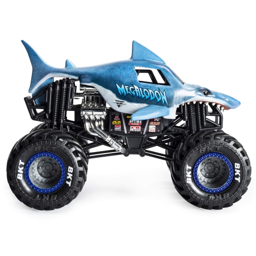 Monster Jam, Official Megalodon Monster Truck, Die-Cast Vehicle, 1:24 Scale