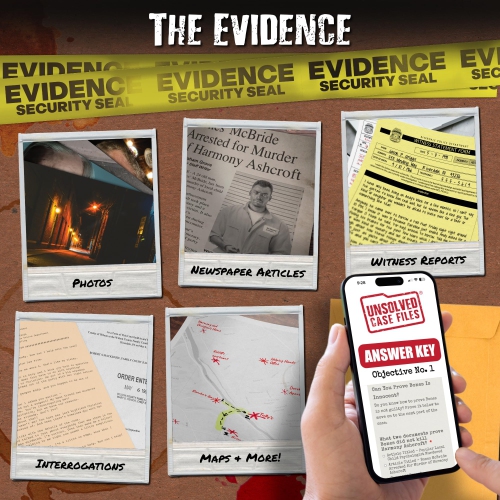 UNSOLVED CASE FILES: Cold Case Murder Mystery Game: Who Murdered Harmony Ashcroft? | Can You Solve The Crime?