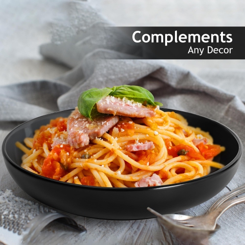 MIAMIO – Ensemble de 6 assiettes/assiettes plates en grès céramique – Collection Le Papillon