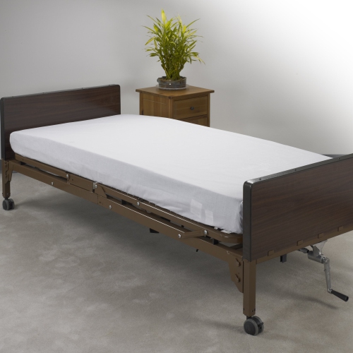 Drive Medical 15030HBL Hospital Bed Sheet Set, White