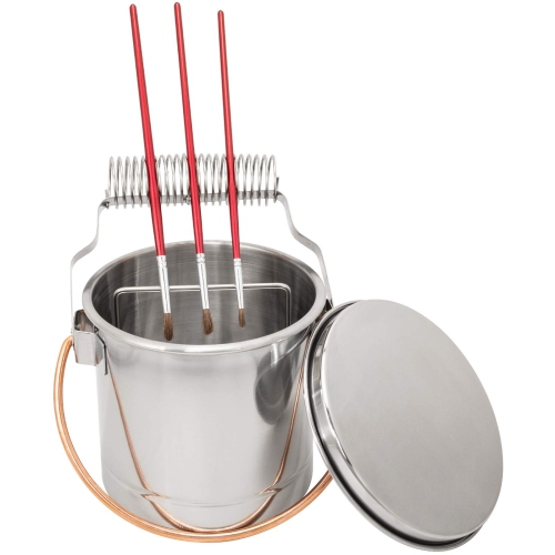 MyLifeUNIT Artist portable Brush Washer, Paint Brush Cleaner with Large Capacity Wash Tank & Remove able Screen