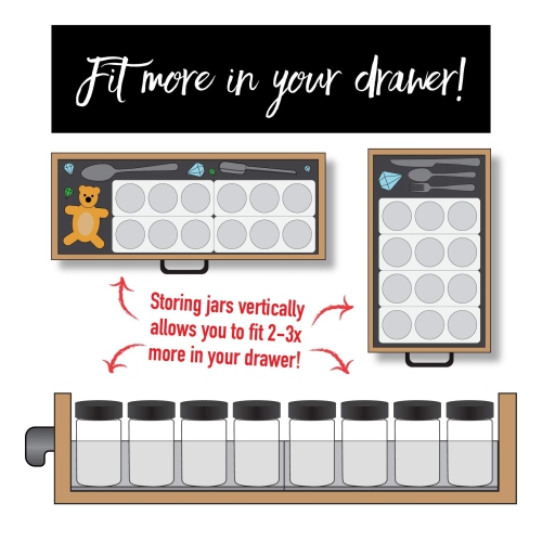 AllSpice InDrawer Spice Rack