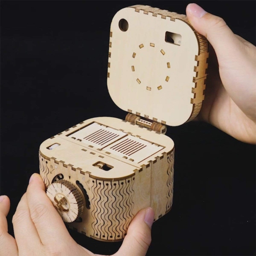 ROKR 3D Wooden Puzzle Mechanical Treasure Box Model DIY Brain Teaser Projects for Adult Kid Age 14+