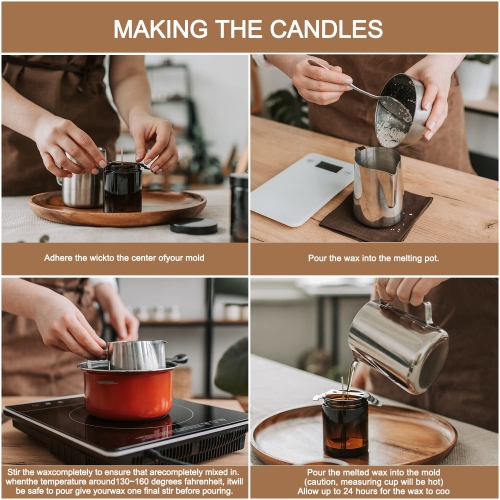 Natural Soy Wax for Candle Making 10 lb Bag,Soy Wax Flakes,DIY Candle