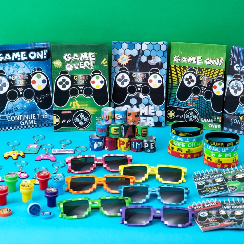 DMIGHT Video Game Party Favors Birthday Supplies for Kids Bags Game On Stuffer Gifts Boys Gamer Party Decorations