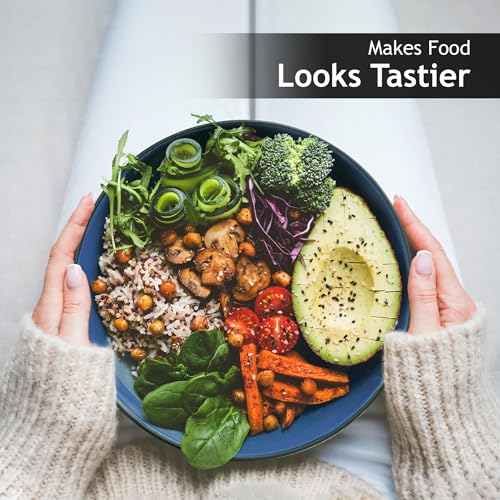 MIAMIO – 6 x Plate/Dinner Plate Set Stoneware Ceramic Tableware Set - Le Papillon Collection