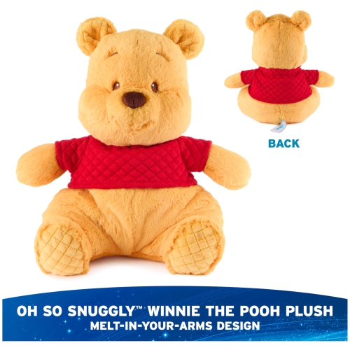 GUND Disney Official Winnie The Pooh Oh So Snuggly Plush, Teddy Bear Stuffed Animal for Babies and Infants, Yellow, 12..