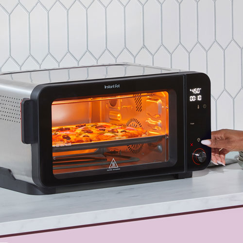 Instant Pot 10-In-1 Air Fryer Toaster Oven - Stainless Steel/Black