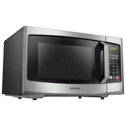 Toshiba 0.9 Cu. Ft. Counter Top Microwave/CA) - Stainless Steel