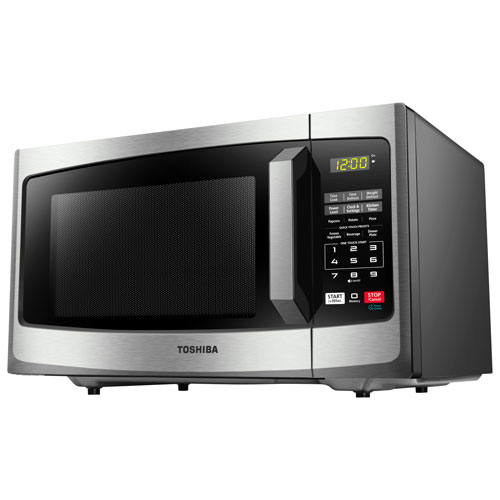Toshiba 0.9 Cu. Ft. Counter Top Microwave/CA) - Stainless Steel