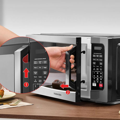 Four à micro-ondes de 1,6 pi³ de Toshiba - Acier inoxydable