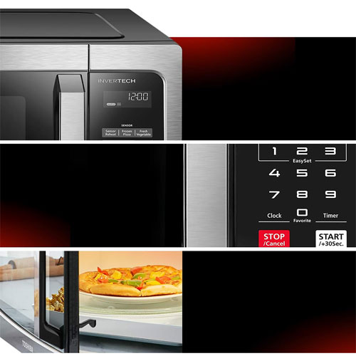 Four à micro-ondes de 1,6 pi³ de Toshiba - Acier inoxydable