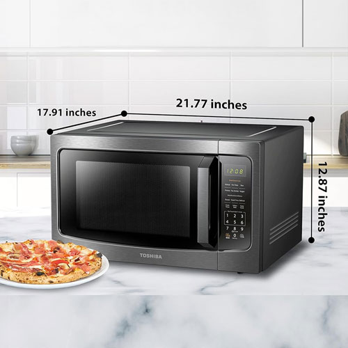Four à micro-ondes de 1,6 pi³ de Toshiba - Acier inoxydable