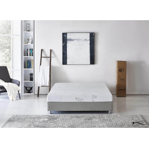 Rest Therapy 6 Inch Exhilarate Tri Fold Bamboo Cool Gel Memory Foam Mattress