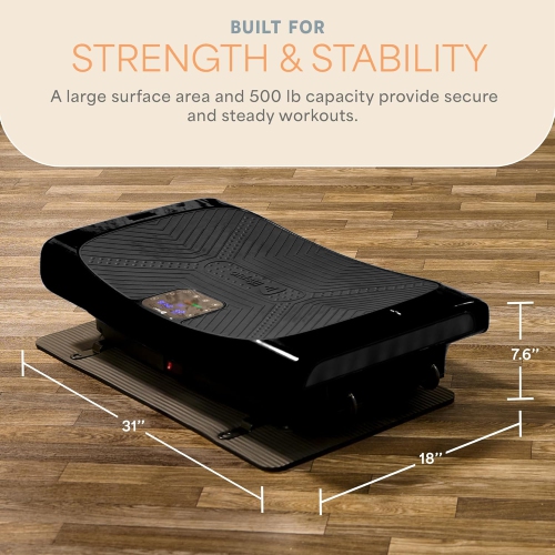 Lifepro Rumblex Pro 4D Vibration Plate Exercise Machine – Whole Body Vibrating Platform for Recovery, Weight Loss & Strength Training with Triple