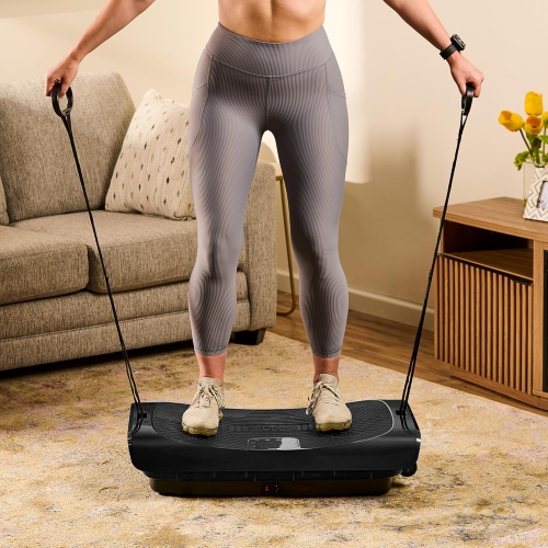 Lifepro Rumblex Pro 4D Vibration Plate Exercise Machine – Whole Body Vibrating Platform for Recovery, Weight Loss & Strength Training with Triple