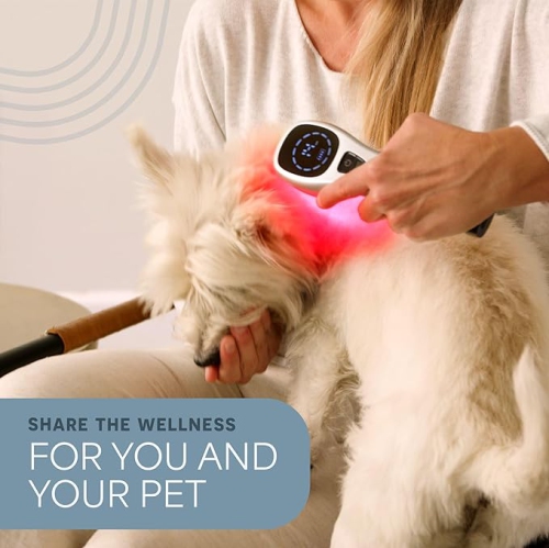LifePro Portable Red Light Therapy Device for Pets & Humans – Infrared Light for Dogs, Cats, Muscle Recovery, Skin Health – 650nm & 670nm Red