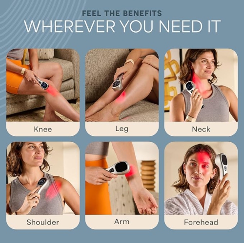 LifePro Portable Red Light Therapy Device for Pets & Humans – Infrared Light for Dogs, Cats, Muscle Recovery, Skin Health – 650nm & 670nm Red