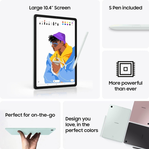 Samsung Galaxy Tab S6 Lite 10.4" WiFi Android Tablet, 128GB Storage - Oxford Gray (SM-P620)