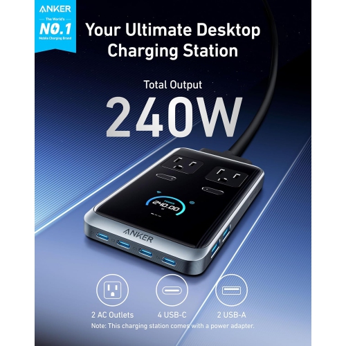 Station de chargement 240 W Prime d'Anker