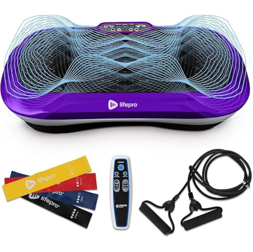 LIFEPRO  Waver Vibration Plate Exercise Machine – Whole Body Vibrating Platform for Weight Loss, Muscle Activation & Lymphatic Drainage – 99