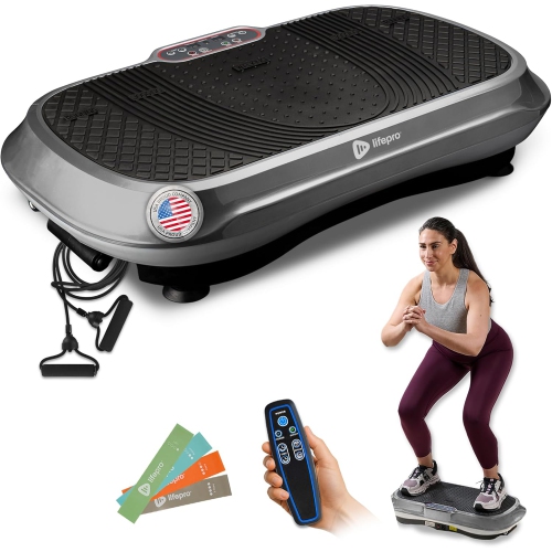 LIFEPRO  Waver Vibration Plate Exercise Machine – Whole Body Vibrating Platform for Weight Loss, Muscle Activation & Lymphatic Drainage – 99