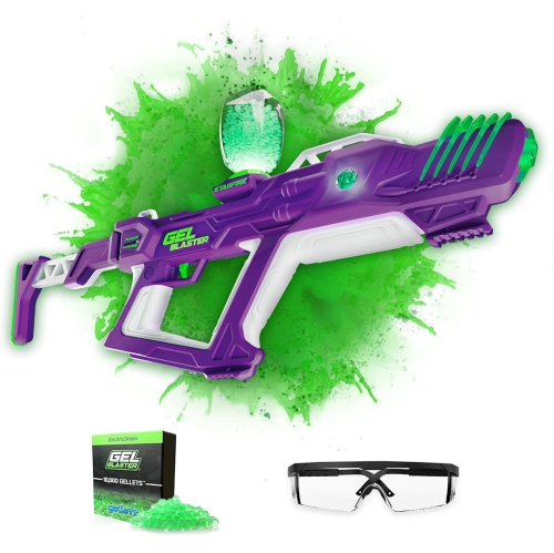 Gel Blaster Starfire XL - Glow-in-The-Dark Supersized Toy Gel Blasters with Water Based Beads - Semi, Full-Auto, Triple Burst Modes & Adjustable FPS