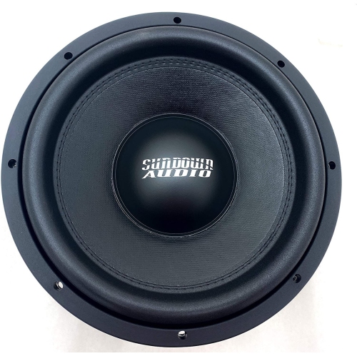 Haut-parleur d'extrêmes graves d'auto peu profond SLD-12 de 12&nbsp;po 600&nbsp;W RMS de Sundown Audio - Deux 4&nbsp;Ohm