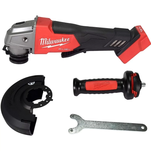 Milwaukee 2880-20 M18 CARBURANT Lithium-Ion sans balais 4-1/2 po / 5 po Meuleuse à petit angle sans fil avec interrupteur à palette sans