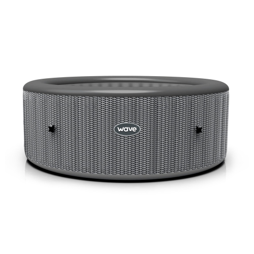 Atlantique | Spa gonflable pour 6&nbsp;personnes | Rond | Chaufferette intégrée | Rotin gris