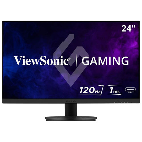 ViewSonic 24" FHD 120Hz 1ms GTG IPS LED FreeSync Gaming Monitor (VX2416A) - Black
