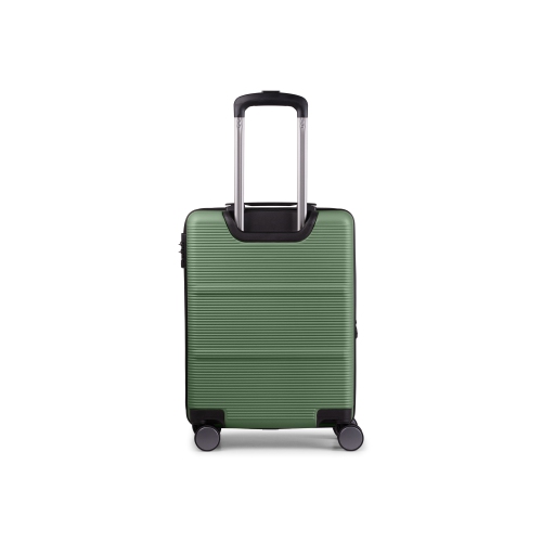Bugatti - Brussels 3 Piece Hardside Luggage Set with Expansion - Green