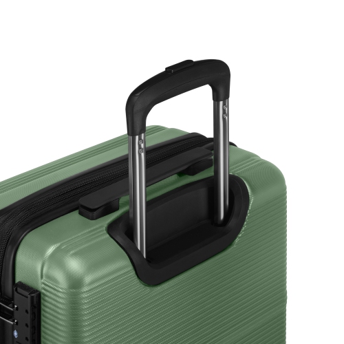 Bugatti - Brussels 3 Piece Hardside Luggage Set with Expansion - Green