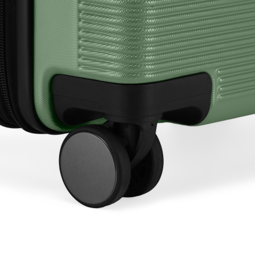 Bugatti - Brussels 3 Piece Hardside Luggage Set with Expansion - Green